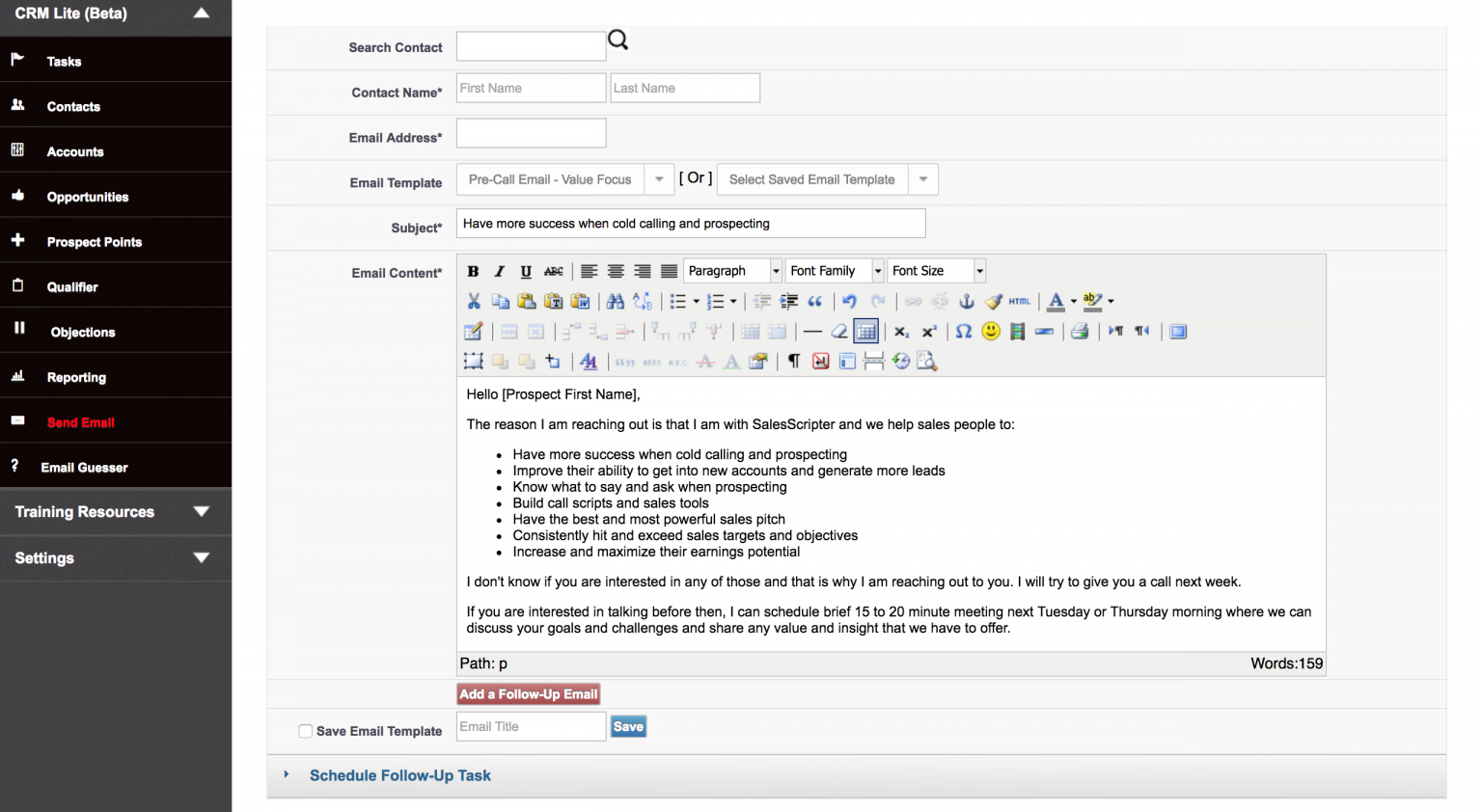 Email templates – Sales Script Generator and Call Script Software that ...